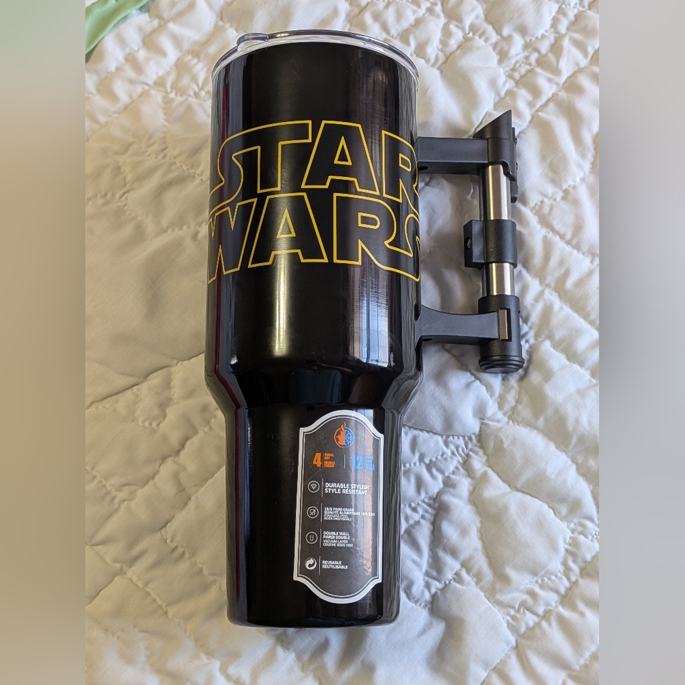 Star Wars Black and Yellow Thermos Mug 40oz Bioworld